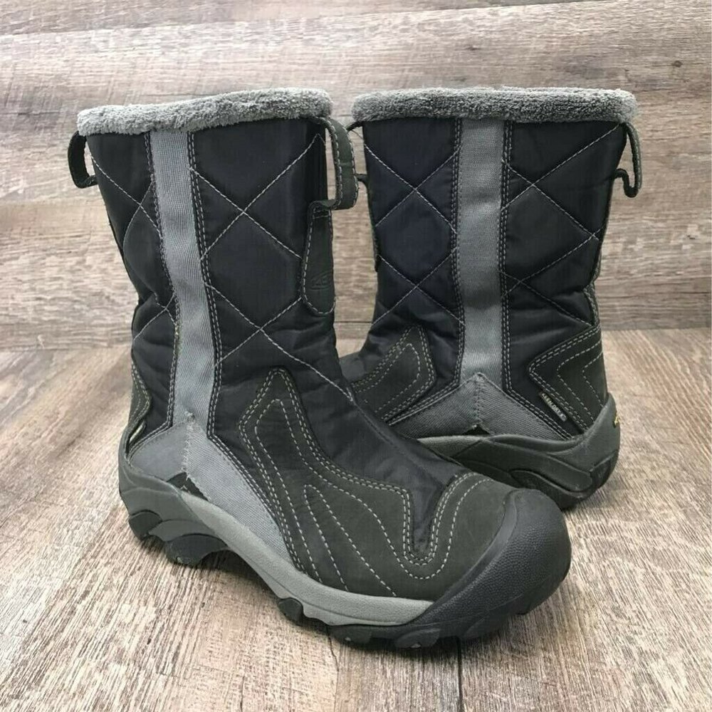 Keen Betty Women's Black Zip WP Insulated Boot 6